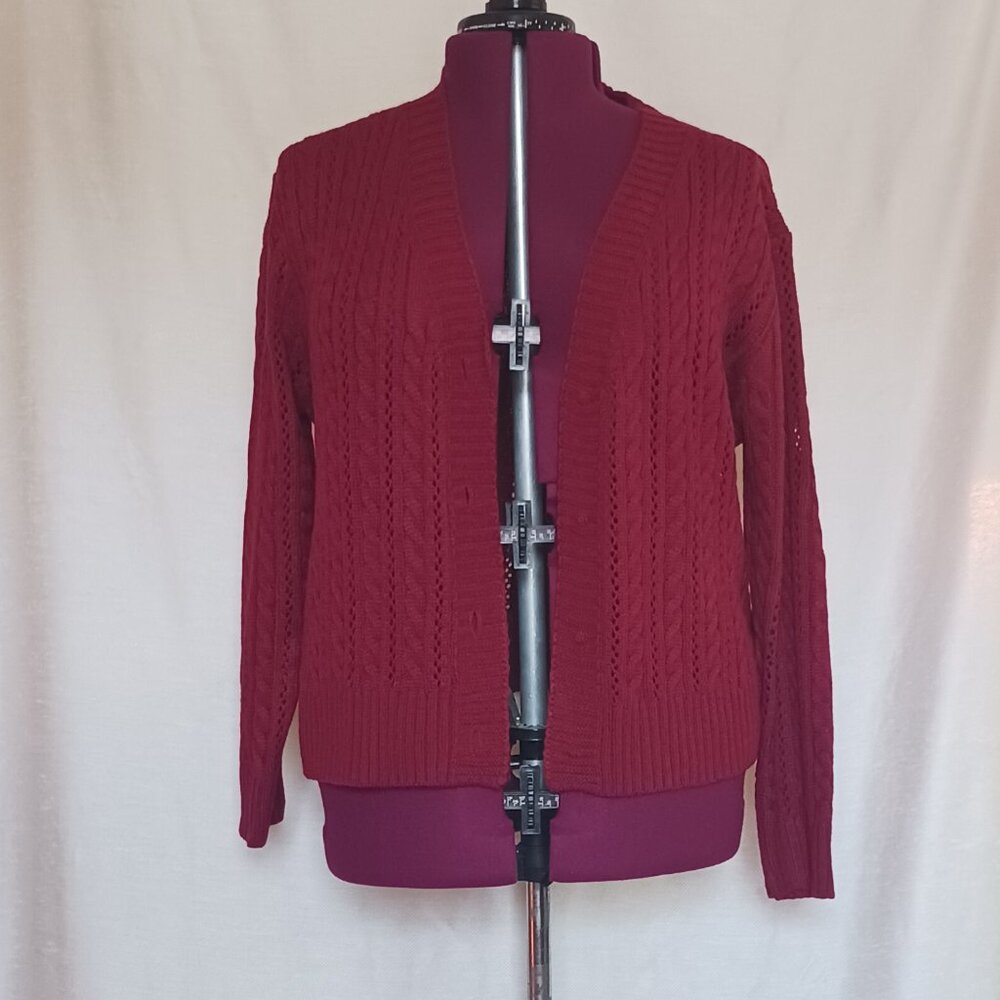 BloomChic Red Cardigan sweater size 14/16